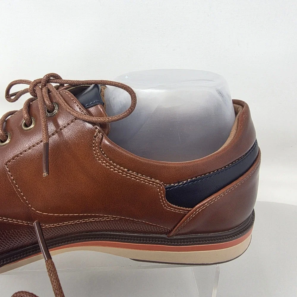 Bruno Marc Dress Shoes Mens Size 12 LG19008M Brown Casual Oxford Excellent